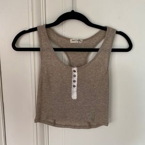 Women's Beige Tank Top